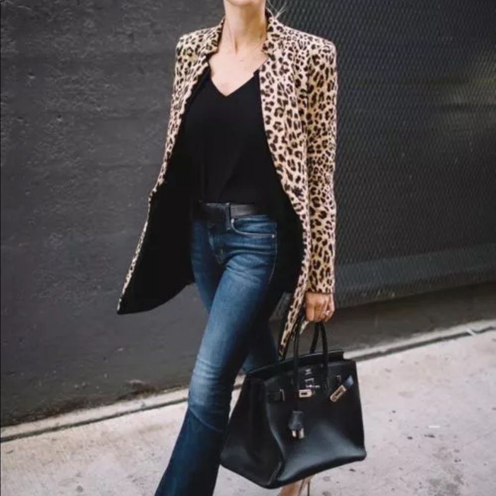 Women’s H&M leopard pattern jacket